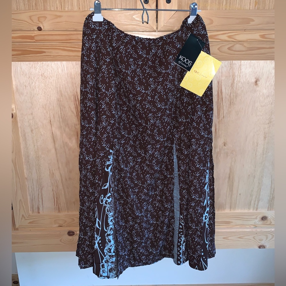 Mood of course NWT double floral dressy modest skirt size 3X